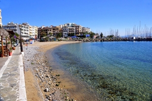 Ammos beach in Agios Nikolaos