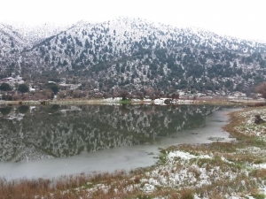 Omalos Plateau Pond