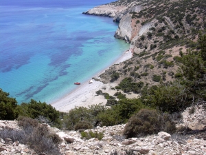 Lakoudi beach in Gavdos