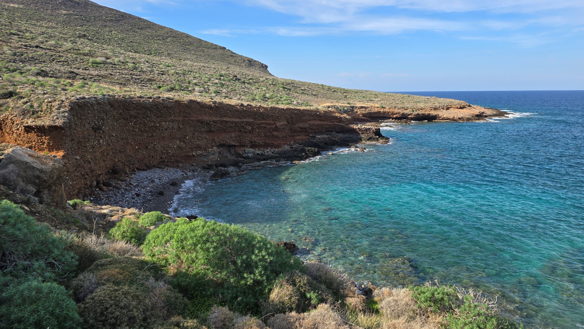 Agios Andreas beach at Finokalia